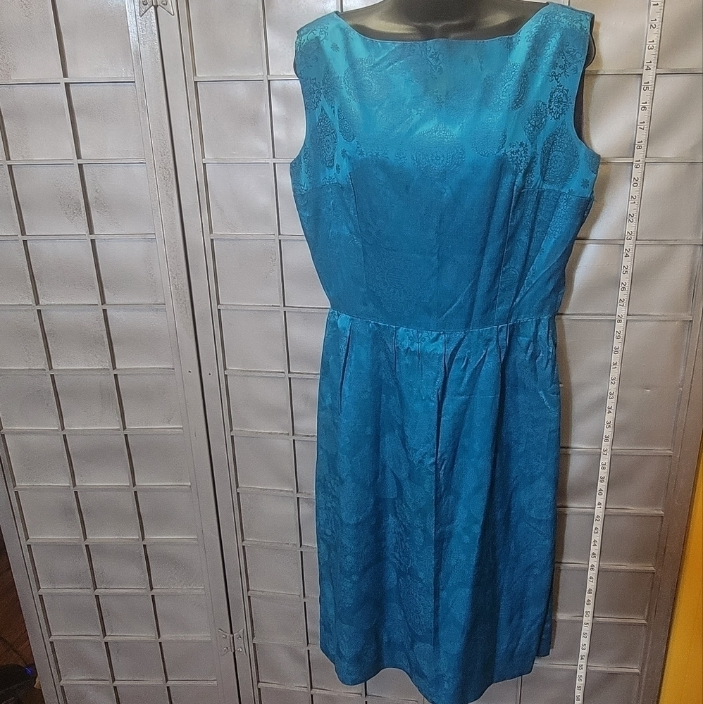 Vogue paris original teal dress
